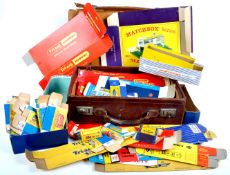 LARGE COLLECTION OF VINTAGE DINKY / CORGI / TRI-ANG BOXES