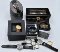 COLLECTION OF VINTAGE GENTLEMEN'S WRIST WATCHES