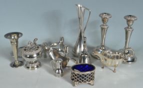 COLLECTION OF VINTAGE 20TH CENTURY SILVER PLATE
