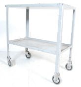 RETRO VINTAGE INDUSTRIAL FACTORY TWO TIER TROLLEY