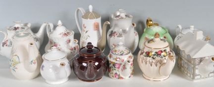 LARGE COLLECTION OF VINTAGE CERAMIC TEA POTS