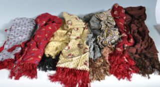 COLLECTION OF VINTAGE 1950S MOD STYLE TOOTLE SCARVES.