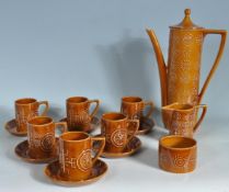 VINTAGE PORTMEIRION COFFEE SET IN TOTEM PATTERN