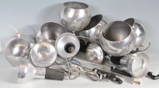 GROUP OF VINTAGE RETRO SHOPE LIGHTS