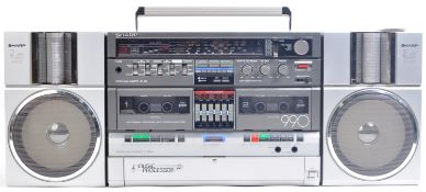 ORIGINAL 1980S SHARP GF-990G GHETTOBLASTER / BOOMBOX RADIO