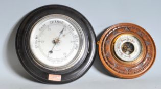 TWO 20TH CENTURY PRECISION BAROMETERS
