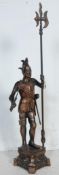 EARLY 20TH CENTURY CAST METAL NORTHERN INDIAN BRONZED STATUE