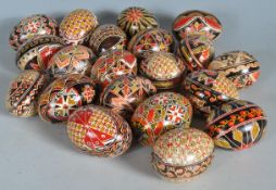 COLLECTION OF EASTERN EUROPEAN PAINTED EASTER EGGS