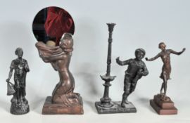 COLLECTION OF FOUR VINTAGE 20TH CENTURY FIGURINES