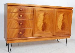 VINTAGE 20TH CENTURY TEAK WOOD NATHAN CIRCLES SIDEBOARD