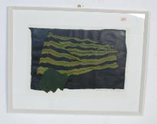 PATRICK HICKEY - A 20TH CENTURY ABSTRACT SCREEN PRINT.