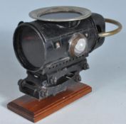 19TH CENTURY VICTORIAN TRANSPORT RELATED PARAFFIN SAFTY LAMP.