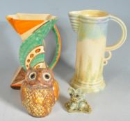GROUP OF 20TH CENTURY CERAMICS