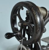 19TH CENTURY VICTORIAN WILCOX AND GIBBS HAND OPERATED SEWING MACHINE