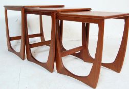 RETRO SUNELM NEST OF TEAK TABLES AND CHAIRS