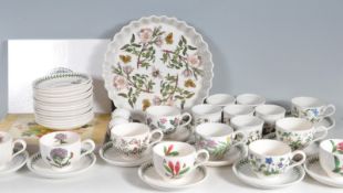 PORTMERION BOTANIC GARDEN PATTERN CERAMIC TEA SET