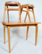 RETRO VINTAGE MELAMINE TABLE AND STOOLS