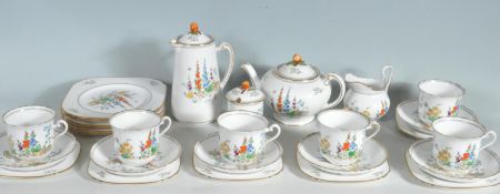 VINTAGE TUSCAN FLORAL TEA SERVICE