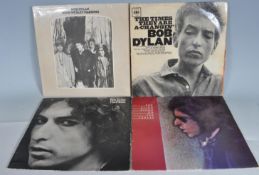 BOB DYLAN - GROUP OF FOUR VINYL RECORD ALBUMS