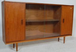 RETRO VINTAGE 1960S MID CENTURY TEAKWOOD BOOKCASE CABINET