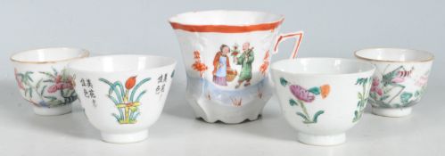 GROUP OF 19TH CENTURY AND LATER CHINESE ORIENTAL CERAMIC WARE