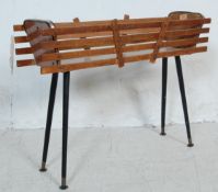 VINTAGE RETRO TEAK WOOD PLANT STAND