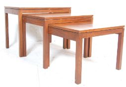 RETRO VINTAGE 1970S LATE 20TH CENTURY TEAK WOOD NEST OF TABLES