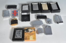 LARGE QUANTITY OF VINTAGE RETRO ZIPPO LIGHTERS