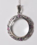 STAMPED 925 SILVER PENDANT NECKLACE