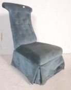 19TH CENTURY VICTORIAN MAHOGANY PRAYER CHAIR PRIE DIEU