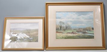 TWO LATE 20TH CENTURY BRISTOL SAVAGES WATERCOLOURS