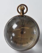 VINTAGE STYLE FISH EYE LUCITE CLOCK.