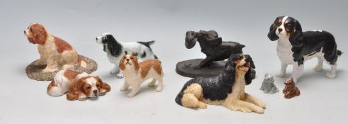 COLLECTION OF VINTAGE 20TH CENTURY DOG FIGURINES