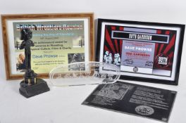 ESTATE OF DAVE PROWSE - COLLECTION OF FAN AWARDS