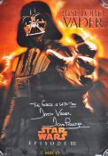 ESTATE OF DAVE PROWSE - STAR WARS - LARGE SIGNED POSTER