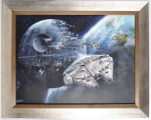 ESTATE OF DAVE PROWSE - STAR WARS - CANVAS ARTWORK PRINT