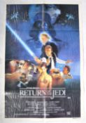 ESTATE OF DAVE PROWSE - AUSTRALIAN ROTJ STAR WARS POSTER