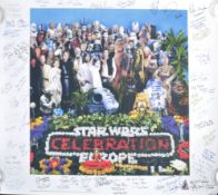 ESTATE OF DAVE PROWSE - STAR WARS - INCREDIBLE CAST SIGNED POSTER X50