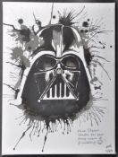ESTATE OF DAVE PROWSE - FAN ARTWORK - DARTH VADER PAINTING