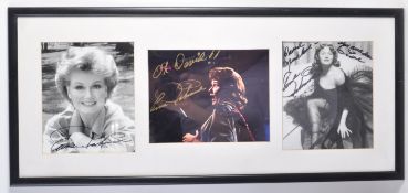ESTATE OF DAVE PROWSE - ANN ROBINSON - WAR OF THE WORLDS AUTOGRAPHS