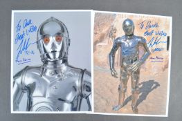 ESTATE OF DAVE PROWSE - STAR WARS - JOHN FENSOM SIGNED PHOTOS