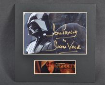 ESTATE OF DAVE PROWSE - REVENGE OF THE SITH SIGNED DISPLAY