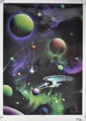 ESTATE OF DAVE PROWSE - MICHAEL DAVID WARD - STAR TREK PRINT