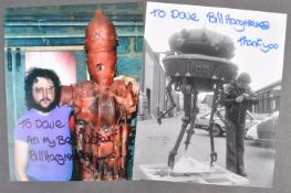 ESTATE OF DAVE PROWSE - STAR WARS - BILL HARGREAVES SIGNED PHOTOS