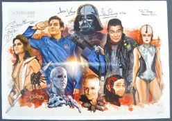 ESTATE OF DAVE PROWSE - MULTI-SIGNED CONVENTION POSTER