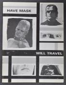 ESTATE OF DAVE PROWSE - HAVE MASK WILL TRAVEL SIGNED X4