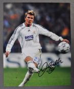 ESTATE OF DAVE PROWSE - DAVID BECKHAM AUTOGRAPHED PHOTOGRAPH