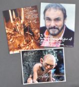 ESTATE OF DAVE PROSE - LORD OF THE RINGS AUTOGRAPH COLLECTION