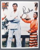 ESTATE OF DAVE PROWSE - SIR ROGER MOORE - SIGNED 8X10