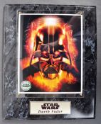 ESTATE OF DAVE PROWSE - STAR WARS - FRAMED OFFICIAL PIX PHOTO